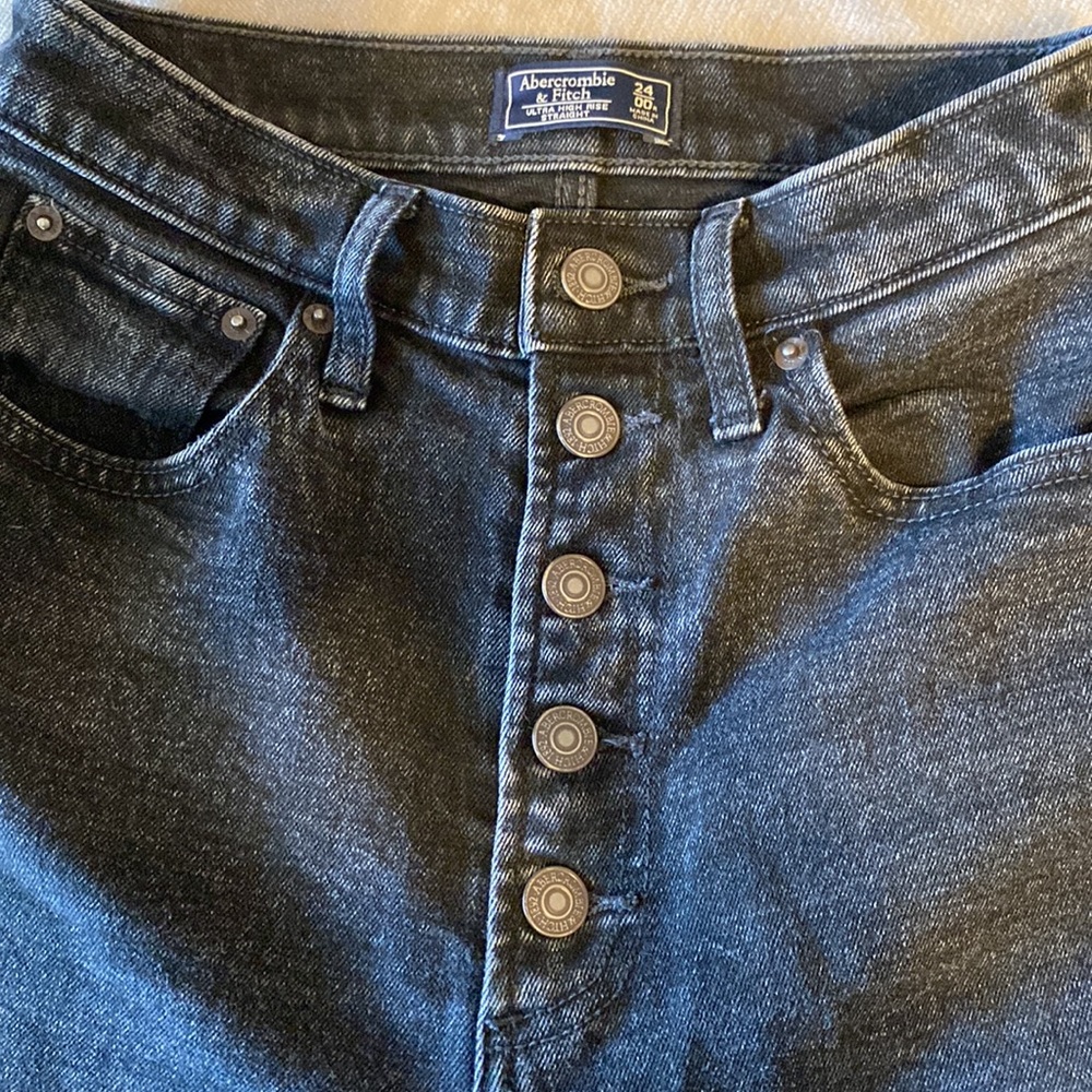 High Rise Straight Jeans - Picture 4 of 6